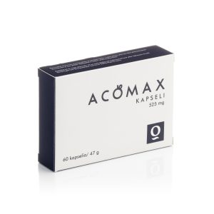 Acomax-hiuskapselit, 60 kaps. Voi olla avuksi hisupohjan ongelmissa, hiusten harvenemisessa tai kaljuuntumisessa. Ravintolisä.