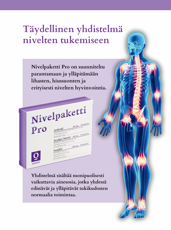 Niveltuotteet -sarjan päällikkö Nivelpaketti Pro