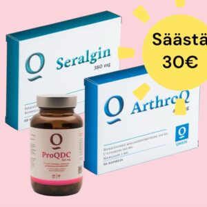 Heinäkuun tarjous, kaikki mitä tarvitset nivelten hyvinvointiin!