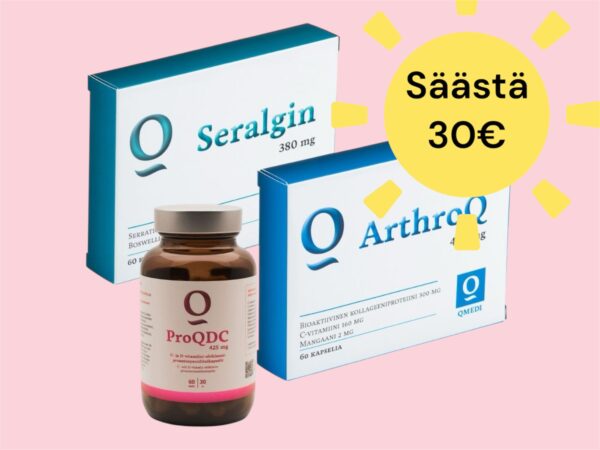 Heinäkuun tarjous, kaikki mitä tarvitset nivelten hyvinvointiin!