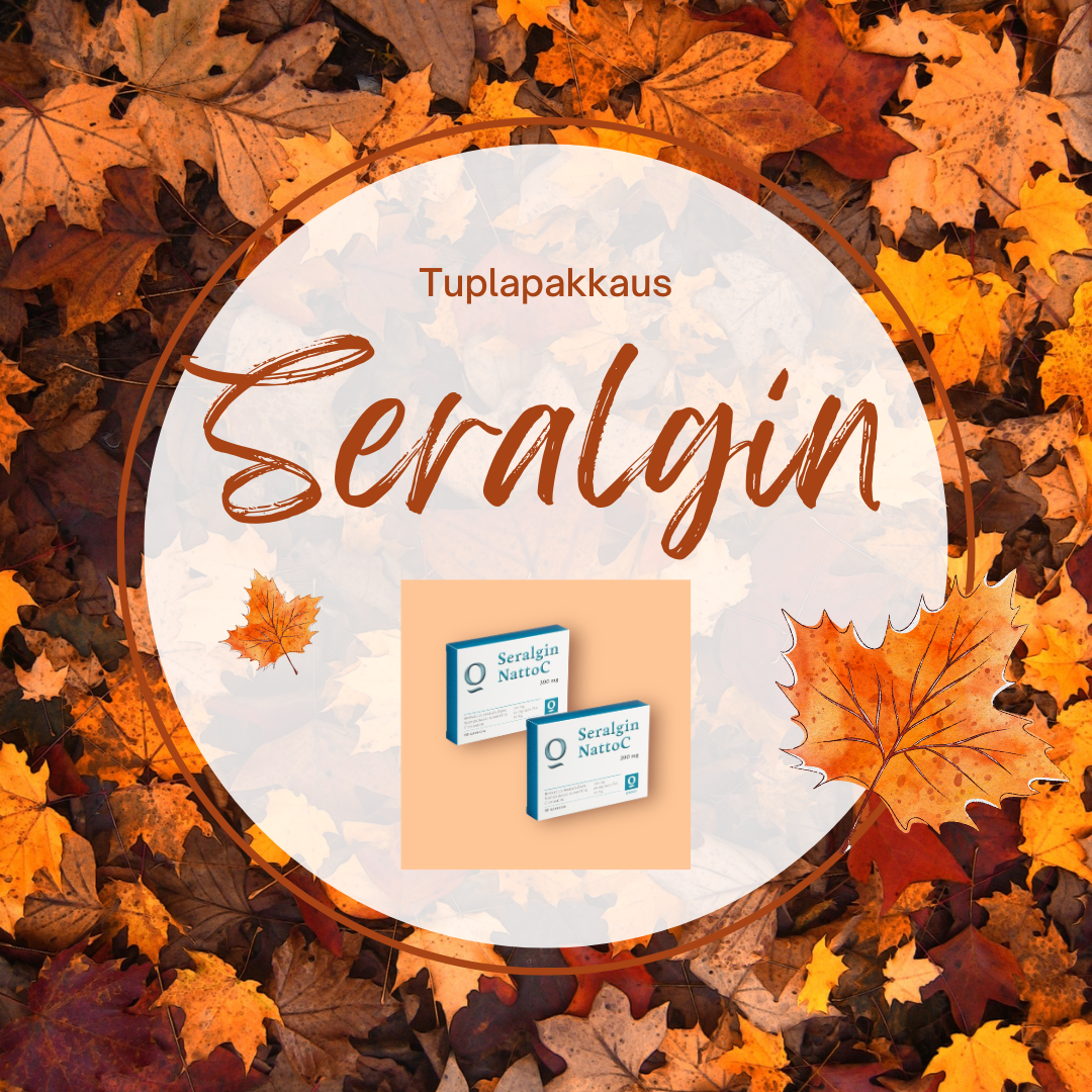 Marraskuun tuplatarjous, 2 Seralgin Natto C  60 kaps. pakkausta yhteishintaan! - Image 3