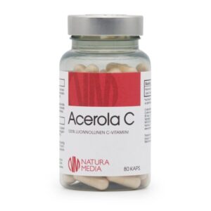 Natura Media Acerola C luonnollinen C-vitamiini