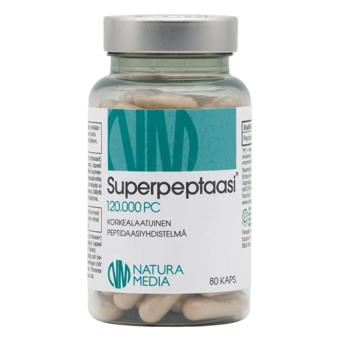 Superpeptidaasi-kapselit 80 kaps